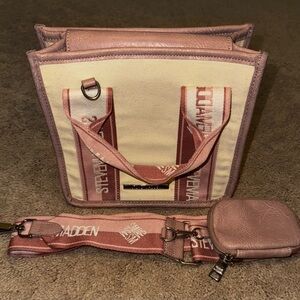 Steve Madden Blush and Beige Satchel